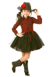 Ooh La La Couture Red Plaid Button Up Shirt Tutu Dress | HONEYPIEKIDS 
