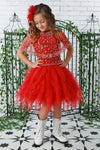 Ooh La La Couture Red Ruby Dress | HONEYPIEKIDS | Kids Boutique Clothing