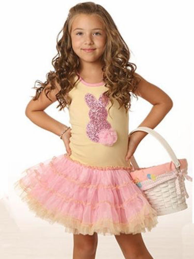 Ooh La La Couture Sequin Bunny Girls Dress | HONEYPIEKIDS | Kids Boutique Clothing