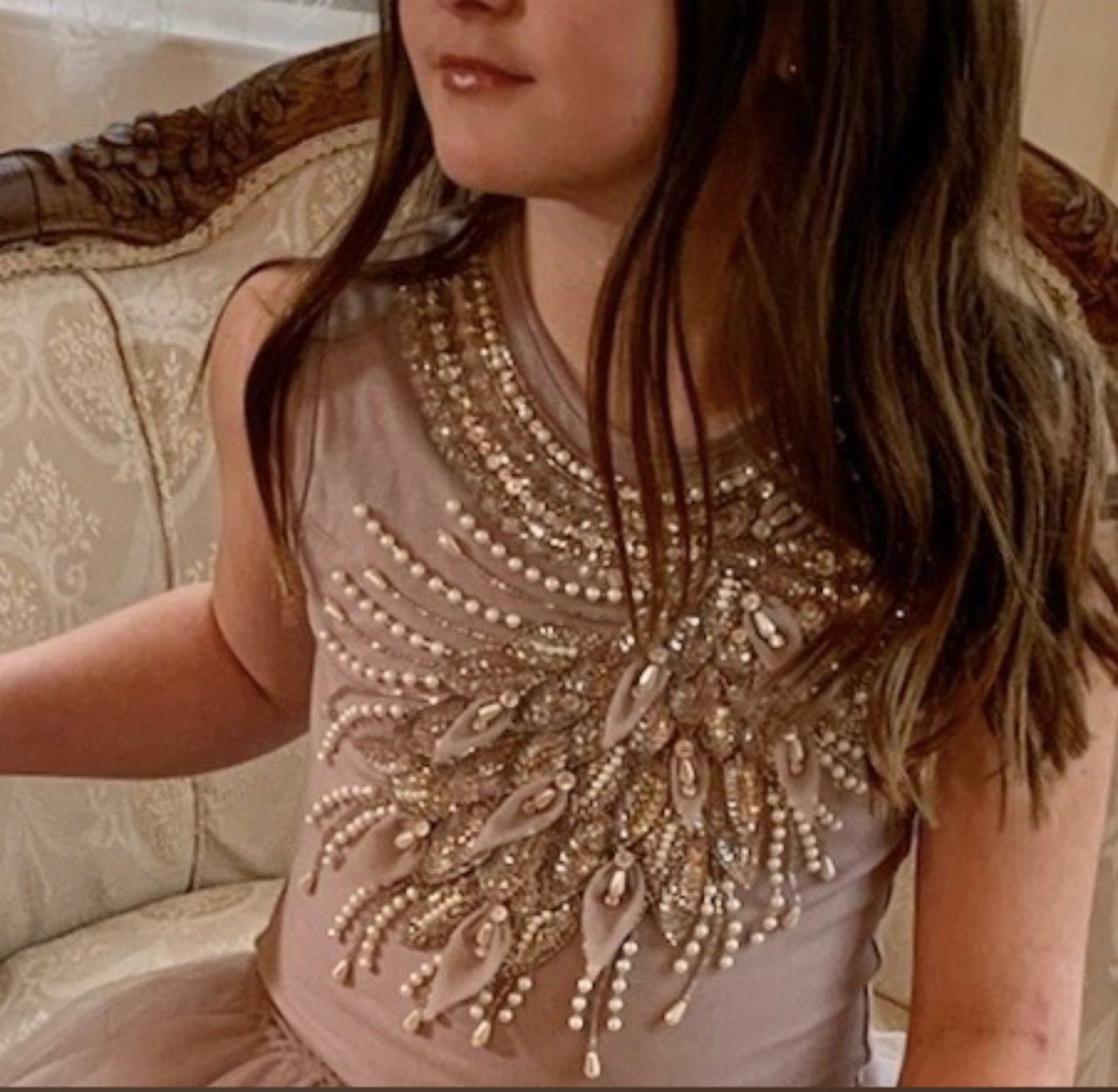 Ooh La La Couture Vintage Patisserie Amarine Dress | HONEYPIEKIDS 