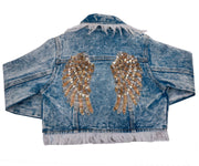 Ooh La La Couture Wings Denim Jacket | HONEYPIEKIDS 