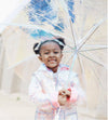 Lola and The Boys Girls Palette Iridescent Magic Rain Jacket | HONEYPIEKIDS | Kids Boutique Clothing