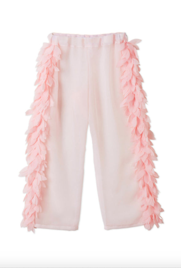 Stella Cove Girls Pink Petals Sheer Pants | HONEYPIEKIDS | Kids Swimwear