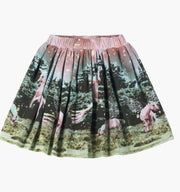 Paper Wings Dusk Border Skirt | HONEYPIEKIDS 