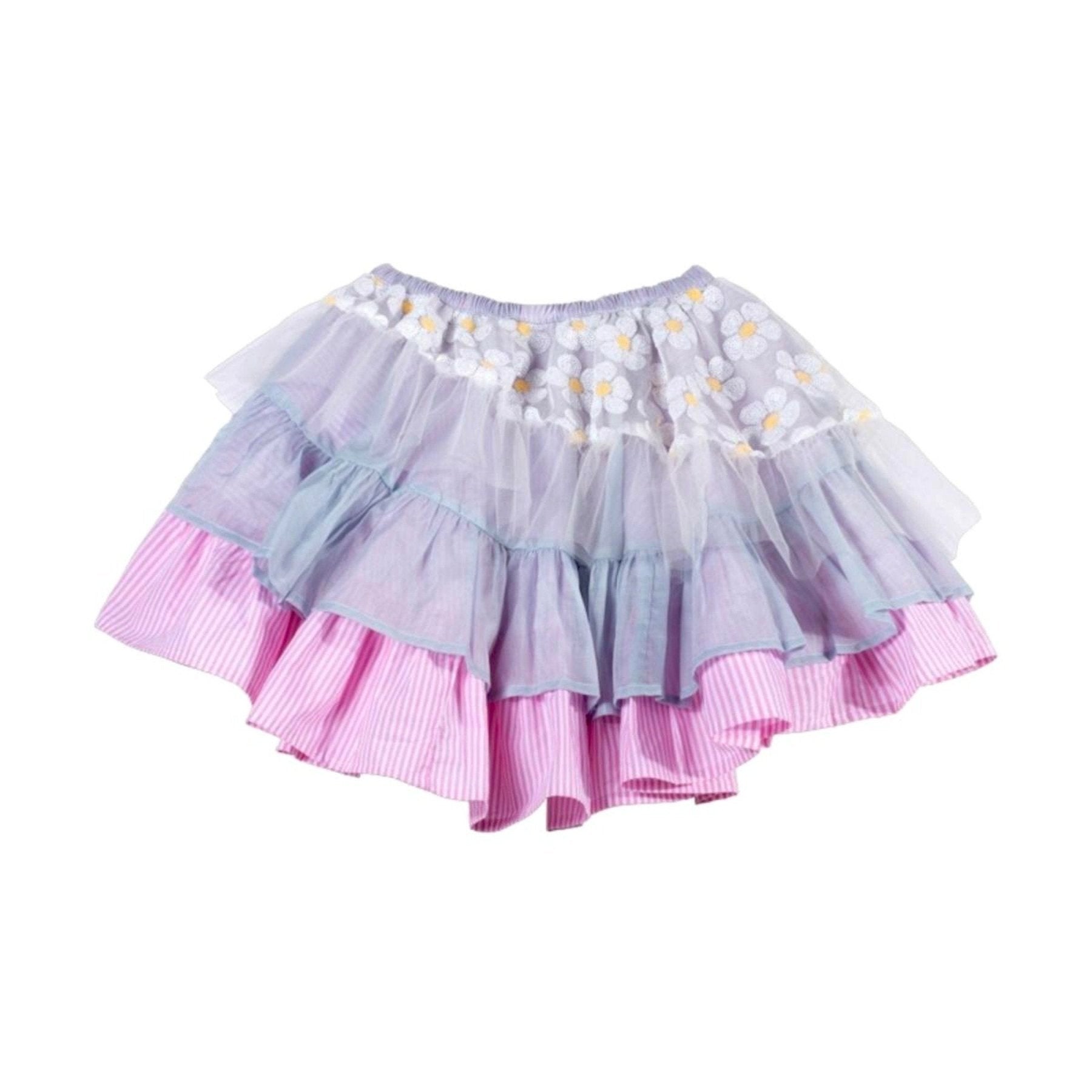 Paper Wings Girls Sequin Tulle Skirt | HONEYPIEKIDS 