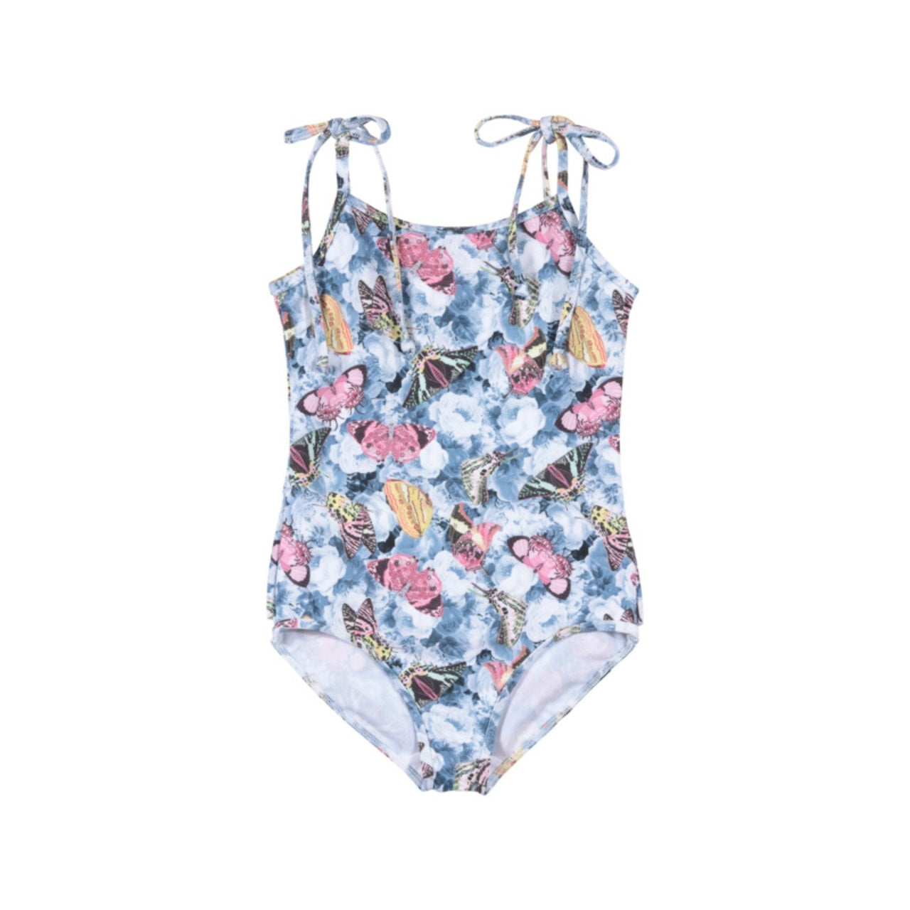 Paper Wings Girls Vintage Butterfly Bustle Swimsuit | HONEYPIEKIDS 