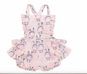 Paper Wings Infant Girls Random Pandas Romper | HONEYPIEKIDS 