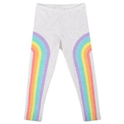 Paper Wings Organic Rainbows Girls Leggings | HONEYPIEKIDS 