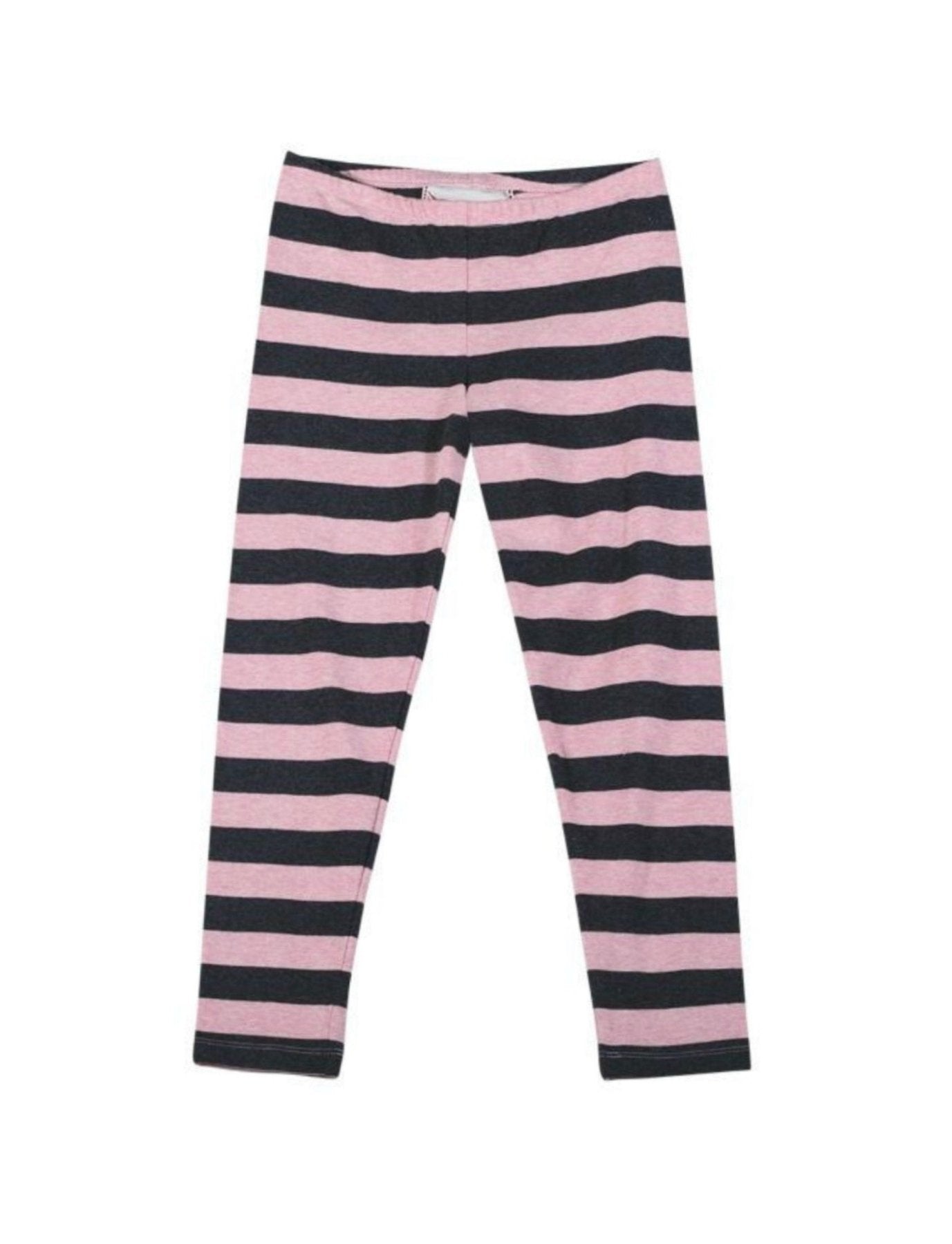 Paper Wings Pink Stripe Leggings | HONEYPIEKIDS 