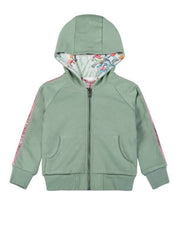 Paper Wings Reversible Raglan Horses Hoodie | HONEYPIEKIDS 