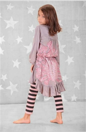 PAPER WINGS VINTAGE SHIRT DRESS | HONEYPIEKIDS 
