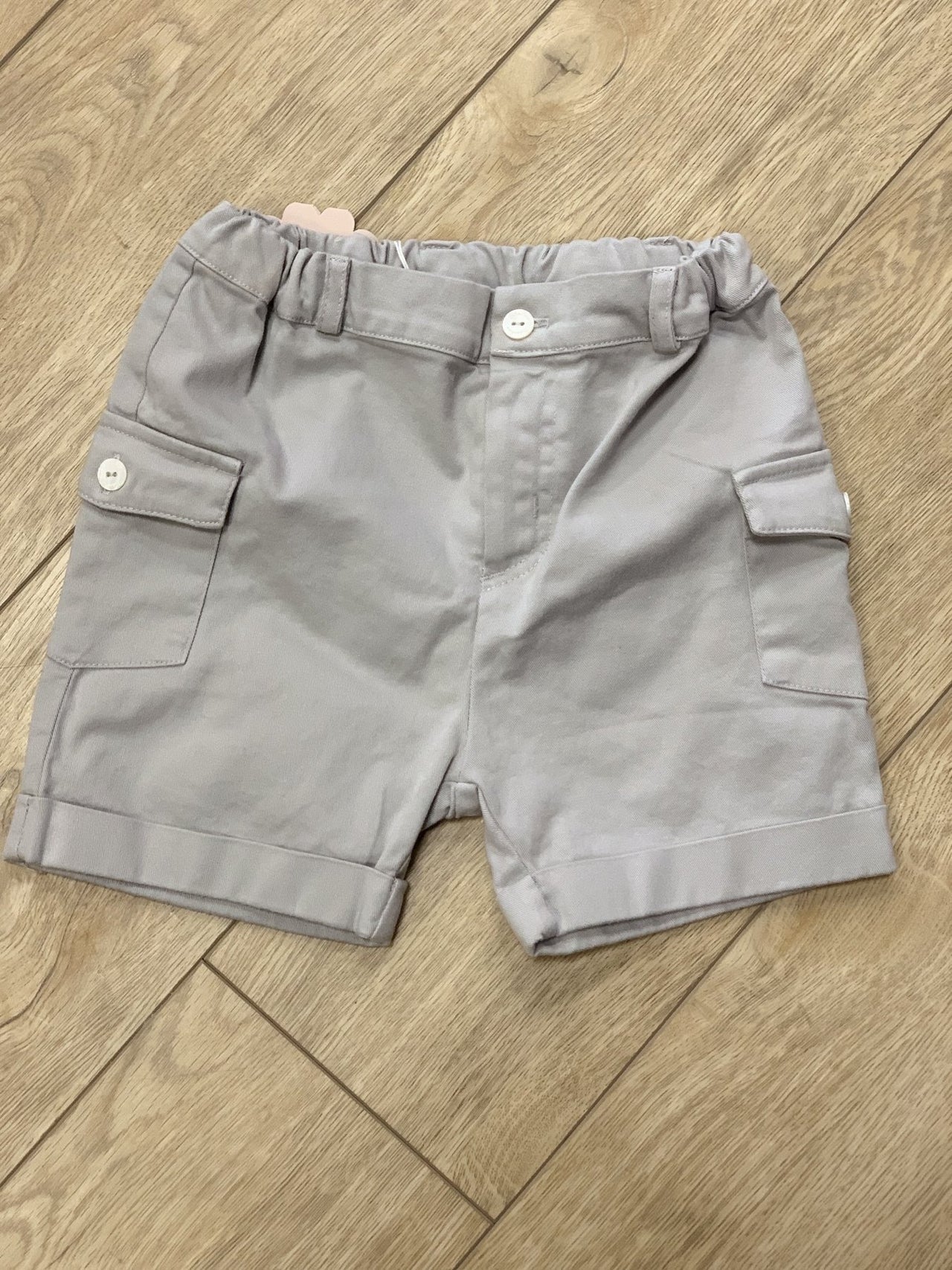 Patachou Baby Boys To Toddlers Woven Shorts In Grey | HONEYPIEKIDS 