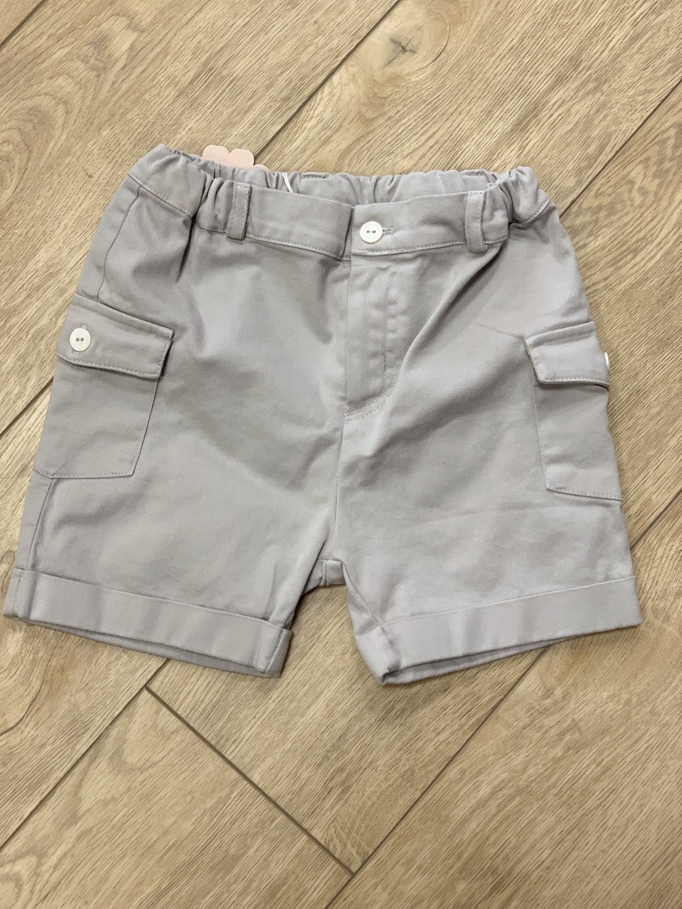 Patachou Baby Boys To Toddlers Woven Shorts In Grey | HONEYPIEKIDS 