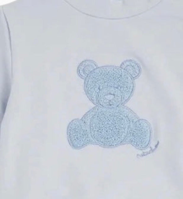 Patachou Baby & Toddler Boys Blue Winter Bear 2 Piece Lounge Set | HONEYPIEKIDS