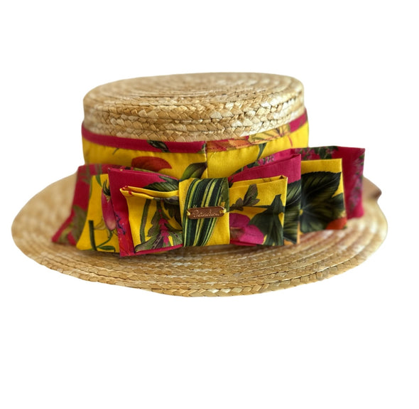 HONEYPIEKIDS | Patachou Girls Botanic YELLOW Straw Hat