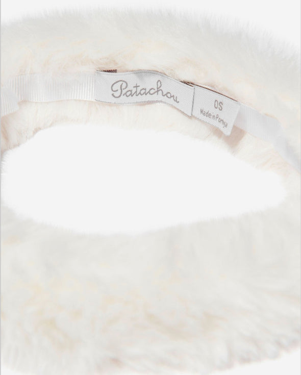 Patachou Girls Faux Fur Headband - 3 Color Choices | HONEYPIEKIDS | Kids Boutique Clothing