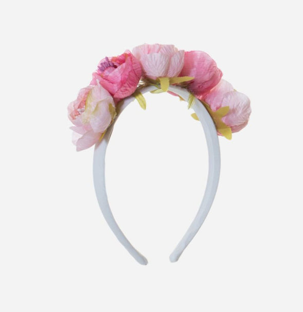 Patachou Girls Mixed Pink Roses Headband | HONEYPIEKIDS | Kids Boutique Clothing