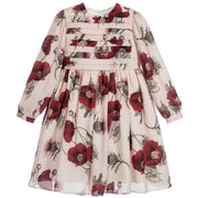 Patachou Girls Pink Poppy Floral Dress | HONEYPIEKIDS 