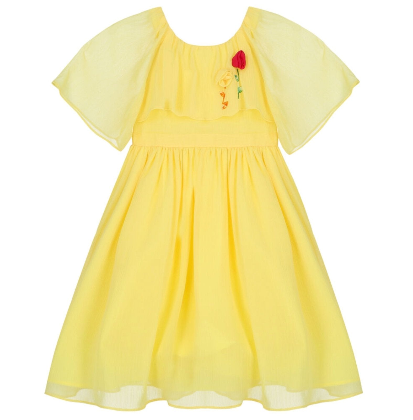 Patachou Girls Dress Girls Toddler 2 Year Yellow Chiffon by Childrensalon Patachou Girls Dress Girls Toddler 2 Year Yellow Chiffon by Childrensalon