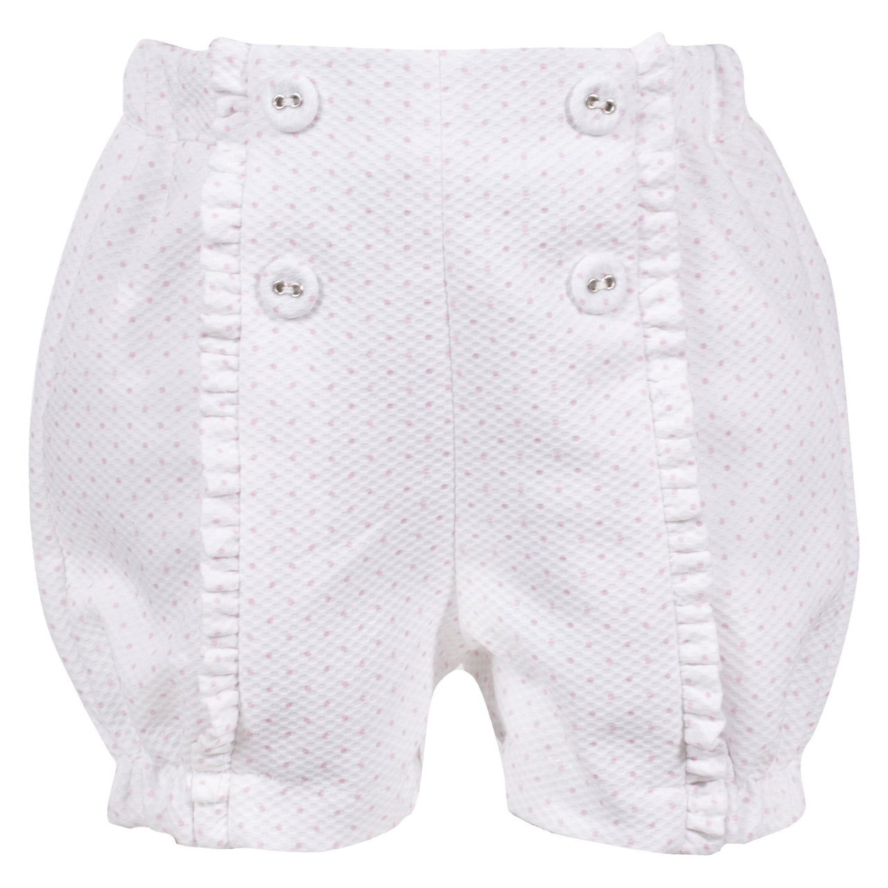 Patachou Infant to Toddler Girls Pink Dot Shorts | HONEYPIEKIDS 