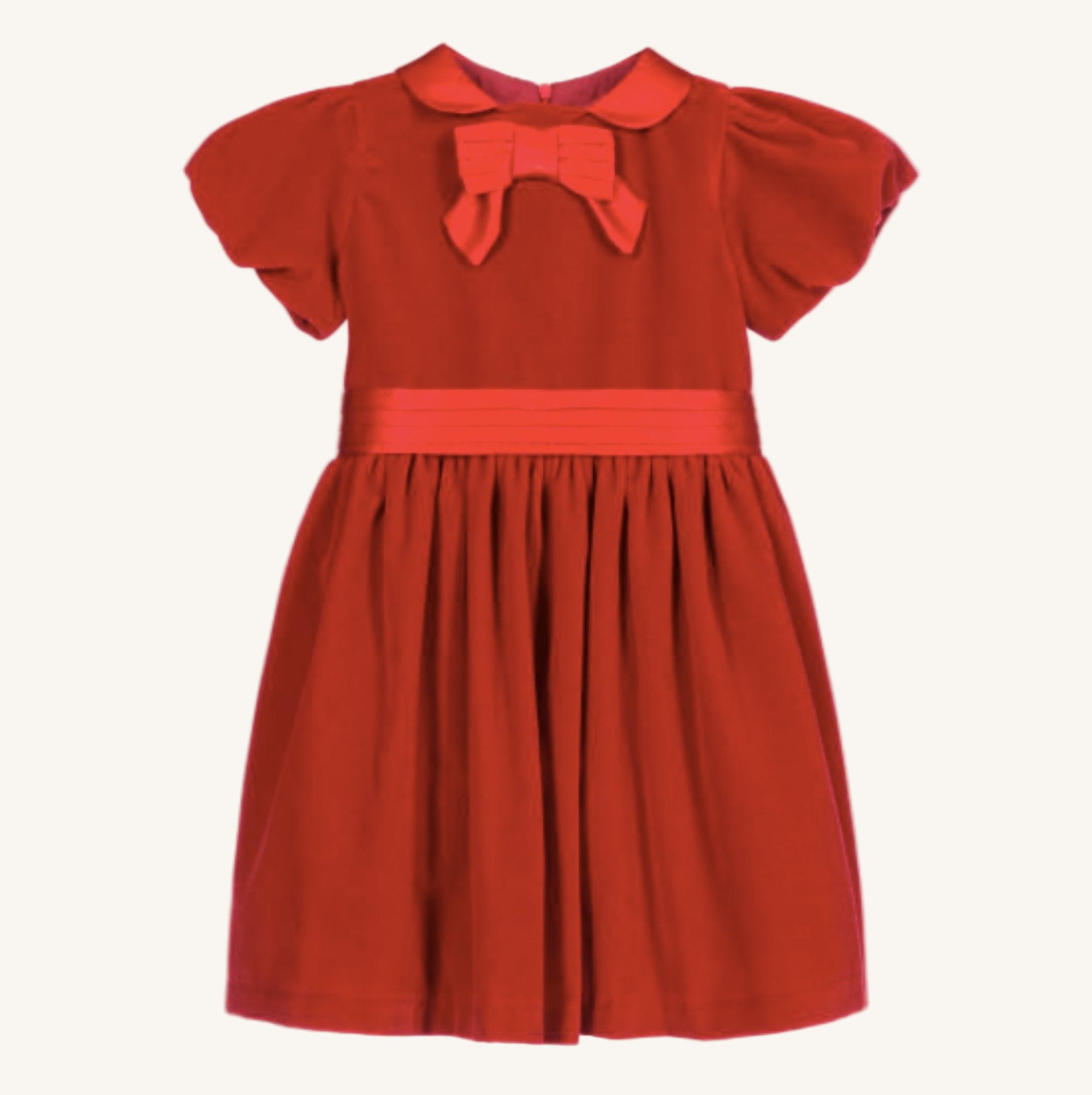 Patachou Little Girls Red Velvet Bow Dress | HONEYPIEKIDS Patachou Little Girls Red Velvet Bow Dress | HONEYPIEKIDS