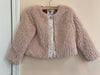 Patachou Pink Faux Fur Jacket | HONEYPIEKIDS | Kids Boutique Clothing