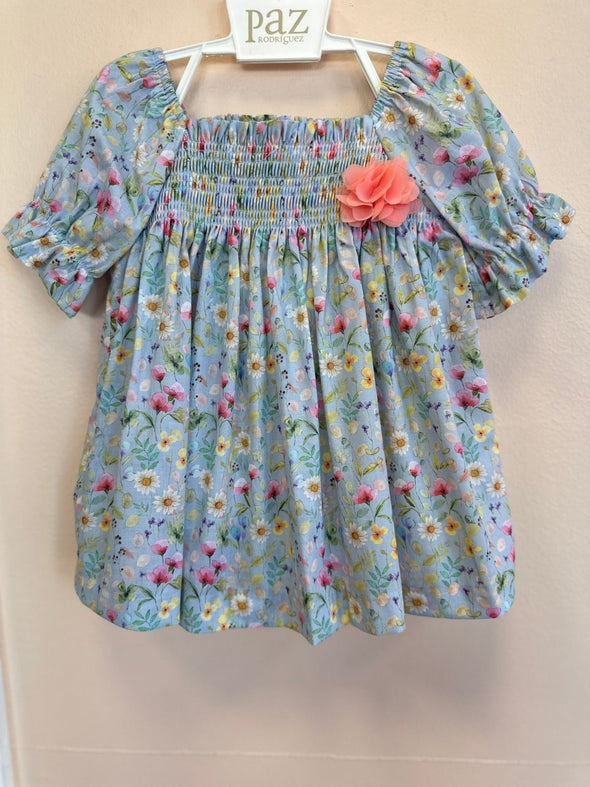 HONEYPIEKIDS | Paz Rodriguez Baby & Little Girls ALECRIN Flower Print Dress | Girls European dresses