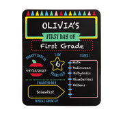 First and Last Day of School Reversible Chalkboard | HONEYPIEKIDS 