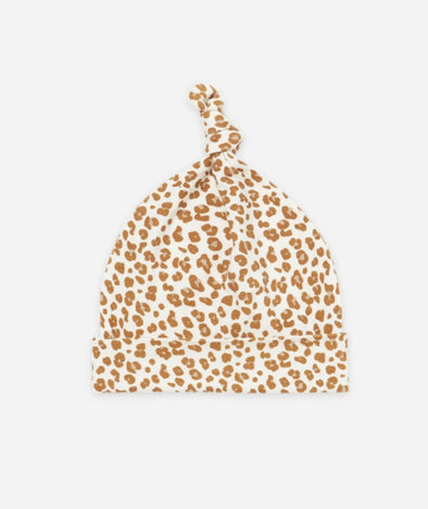 Quincy Mae Baby Bamboo Cheetah Print Knotted Baby Hat | HONEYPIEKIDS | Kids Boutique Clothing