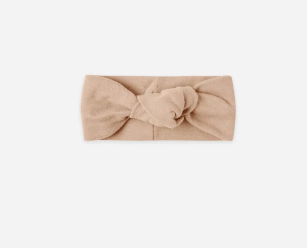 Quincy Mae Baby Girls Organic Knotted BLUSH Headband | HONEYPIEKIDS 