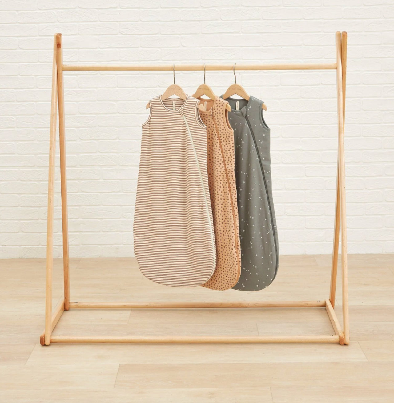 Quincy Mae Baby Organic Jersey Sleeping Bag In Ditsy Bloom | HONEYPIEKIDS 