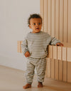 HONEYPIEKIDS | Quincy Mae Baby & Toddler Boys SKY STRIPE Waffle Sweat Set
