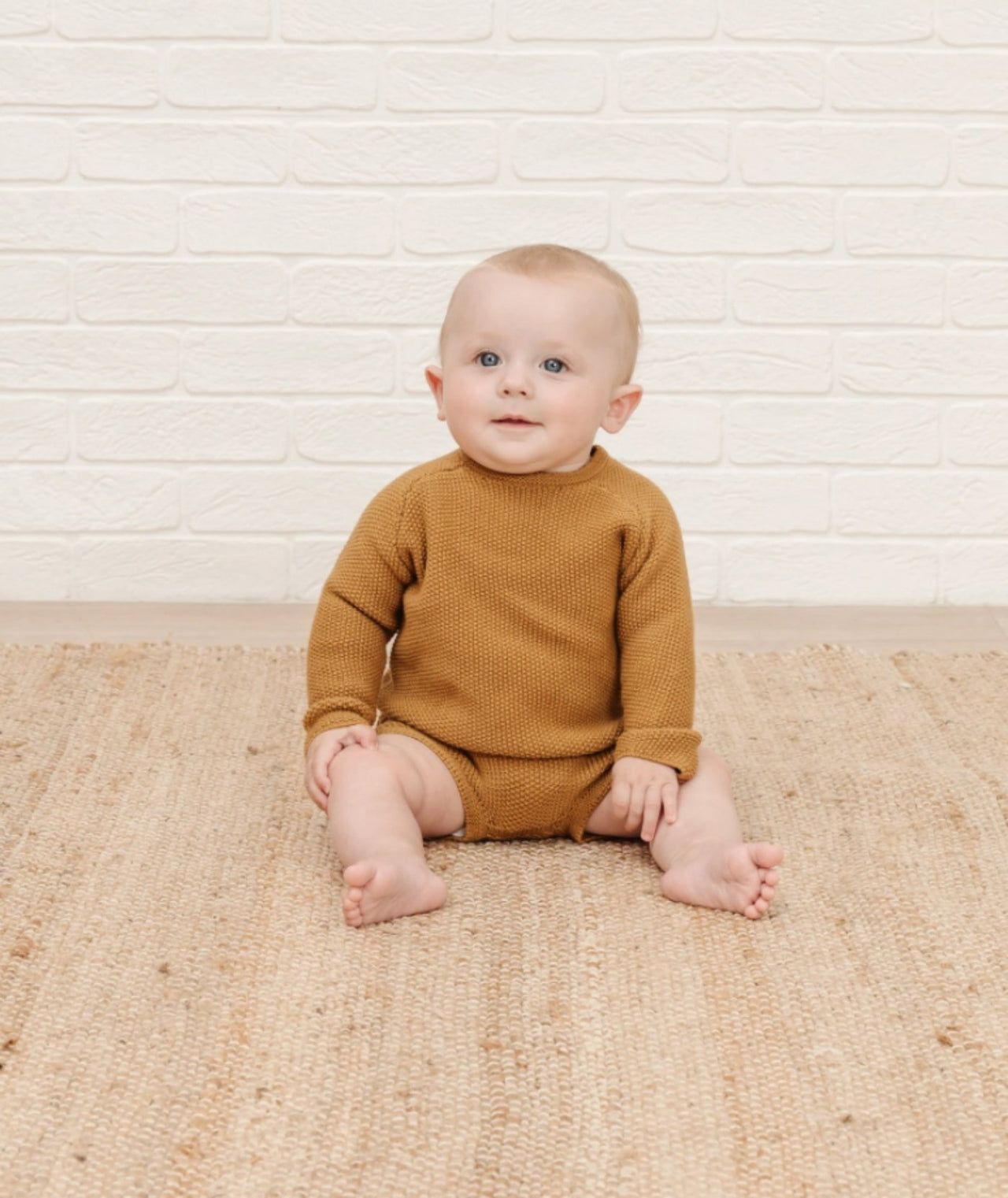 Quincy Mae Baby & Toddler Summer Knit Sweater & Shorts Set - 3 Color Choices | HONEYPIEKIDS 