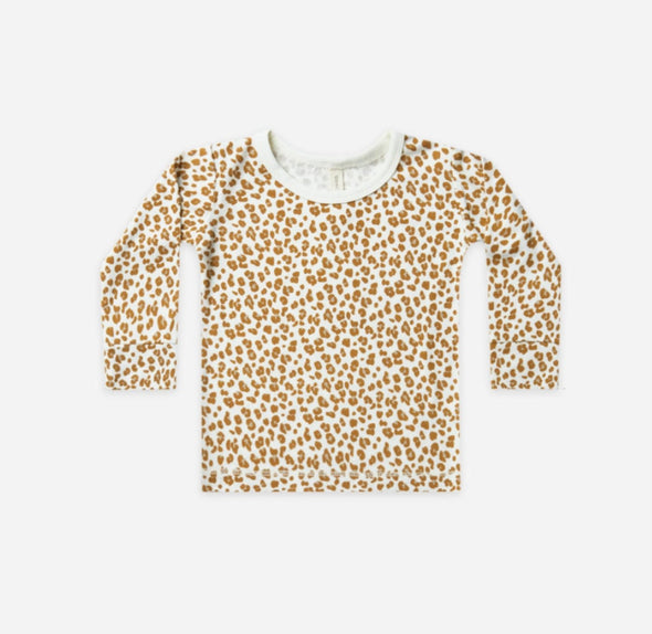 Quincy Mae Baby & Toddler Girls Bamboo Cheetah L/S Top and Leggings | HONEYPIEKIDS | Kids Boutique Clothing