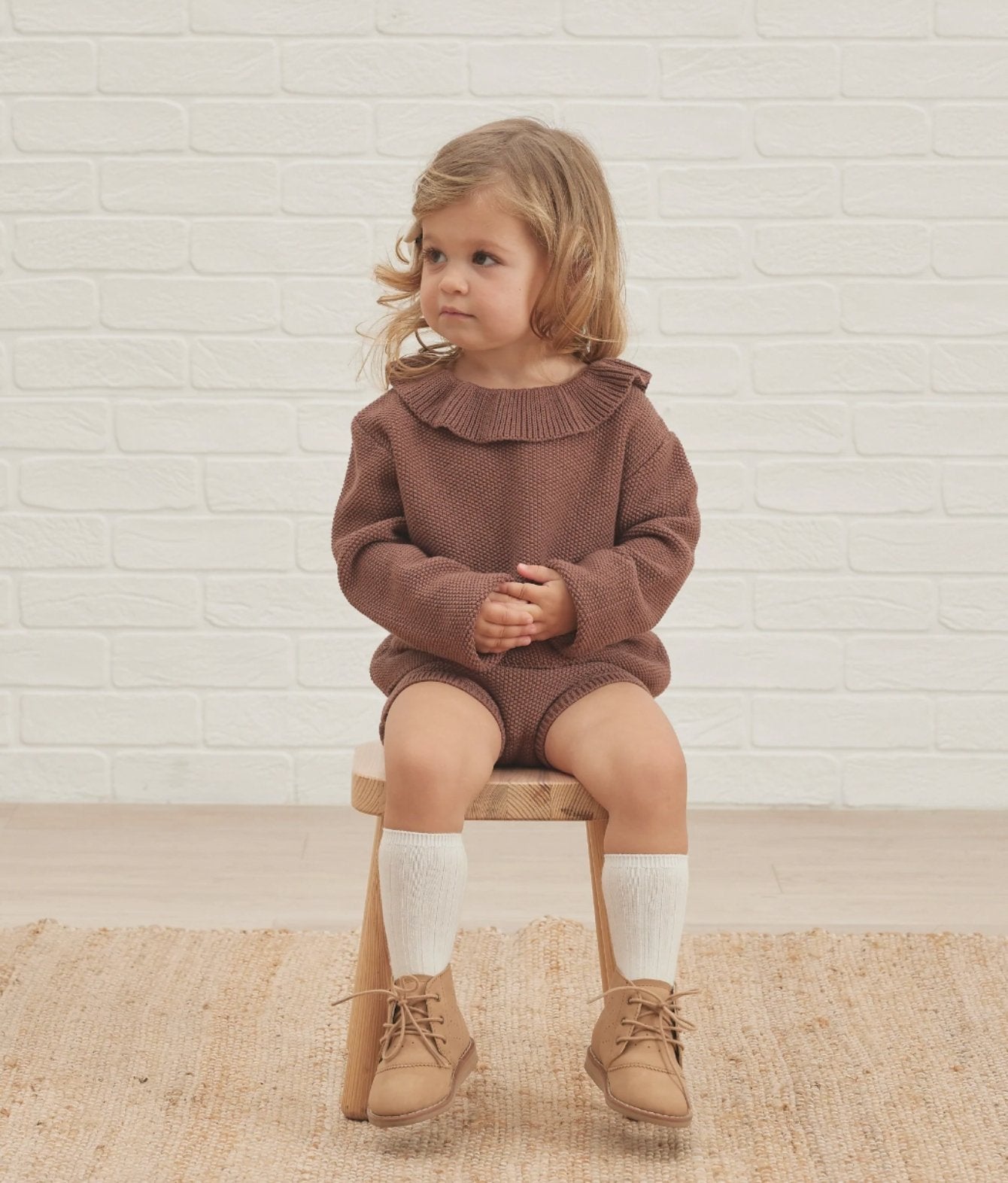 mmeeme Frill collar knit mini one piece エムエメ 2way mmeeme Frill collar knit mini one piece エムエメ 2way