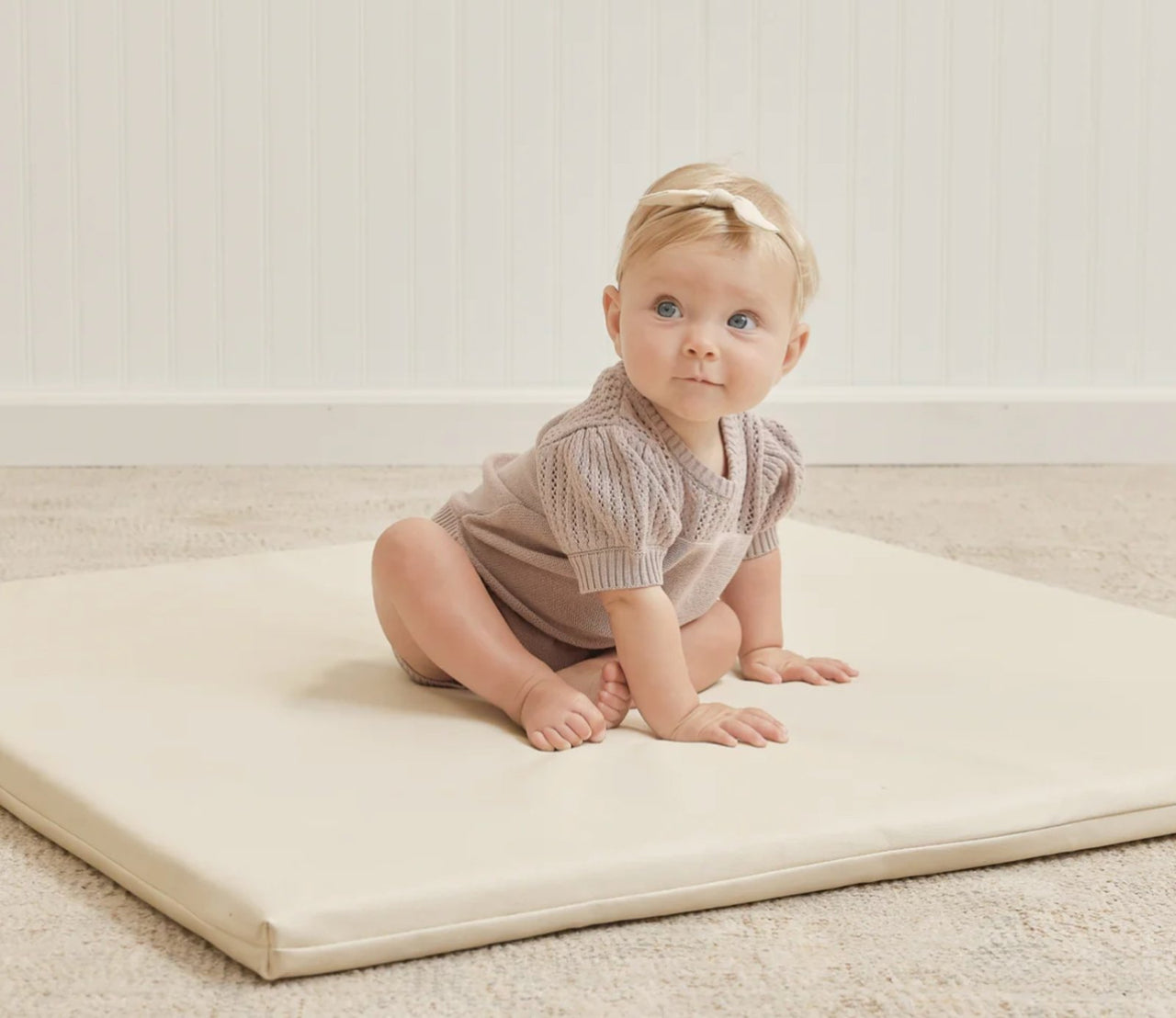 Quincy Mae LILAC Organic Pointelle Knit Set | HONEYPIEKIDS 