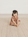 Quincy Mae Baby & Toddler Girls Organic Terry Terracotta Color Dress | HONEYPIEKIDS | Kids Boutique Clothing