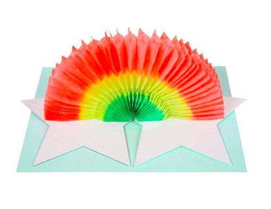 Meri Meri Standup Rainbow Honeycomb Birthday Card | HONEYPIEKIDS | Kids Boutique Clothing