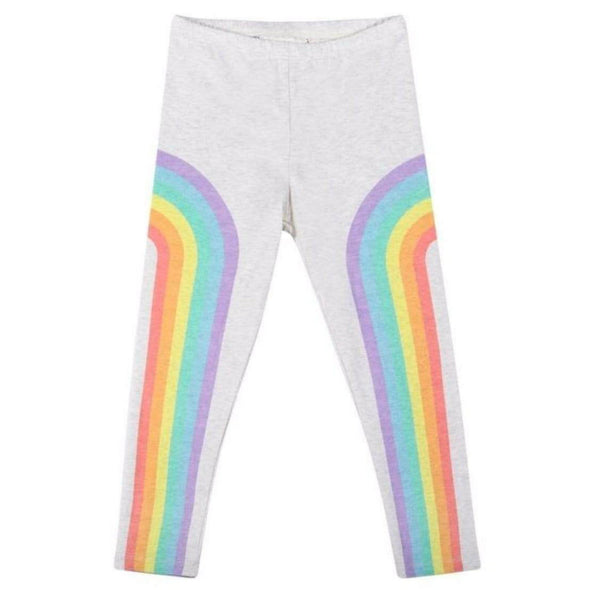 Paper Wings Organic Rainbows Girls Leggings | HONEYPIEKIDS | Kids Boutique Clothing