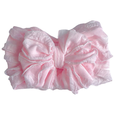 HONEYPIEKIDS | Rockin Royalty Baby Girl Perfect Pink Ruffled Headband