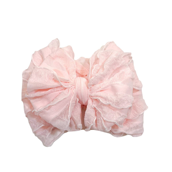 HONEYPIEKIDS | Rockin Royalty Baby Girl Sweet Pink Ruffled Headband