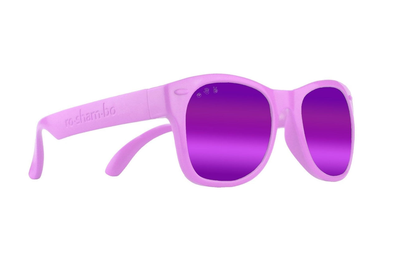 Roshambo Kids Polarized Sunglasses - Mirrored In PUNKY BREWSTER PURPLE | HONEYPIEKIDS 