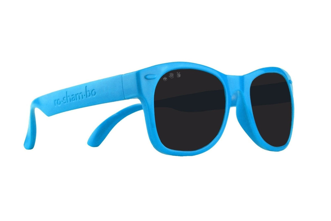 Roshambo Kids Polarized Sunglasses - Mirrored in ZACK MORRIS Blue | HONEYPIEKIDS 