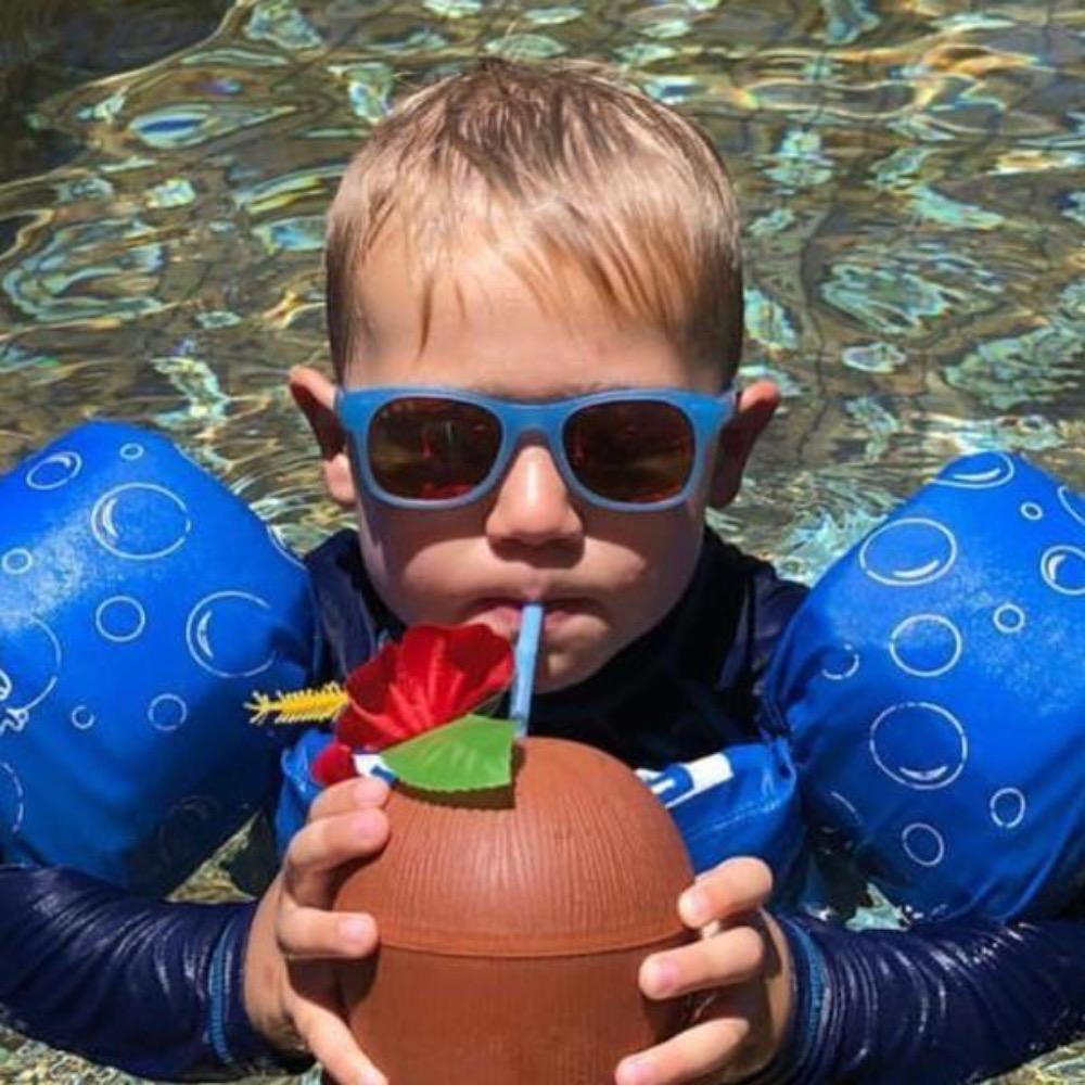 Roshambo Kids Polarized Sunglasses - OPTIMUS Color Change Blue Color | HONEYPIEKIDS 