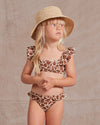 Rylee + Cru Baby to Youth Girls Giraffe Spots Hanalei Bikini Swimsuit | HONEYPIEKIDS | Kids Boutique Clothing