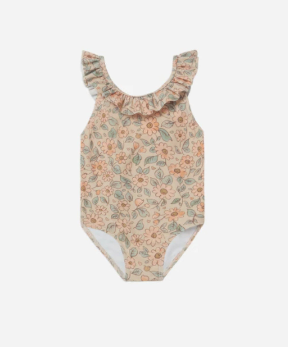 Rylee + Cru Girls Arielle Floral One Piece Swimsuit | HONEYPIEKIDS