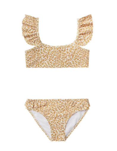 Rylee + Cru Baby to Youth Girls Hanalei Marigold Bikini Swimsuit | HONEYPIEKIDS | Kids Boutique Clothing