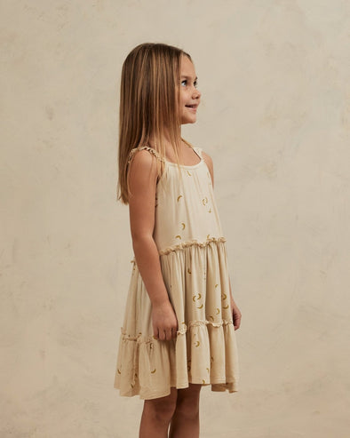 Rylee + Cru Girls Banana Tiered Mini Dress | HONEYPIEKIDS | Kids Boutique Clothing