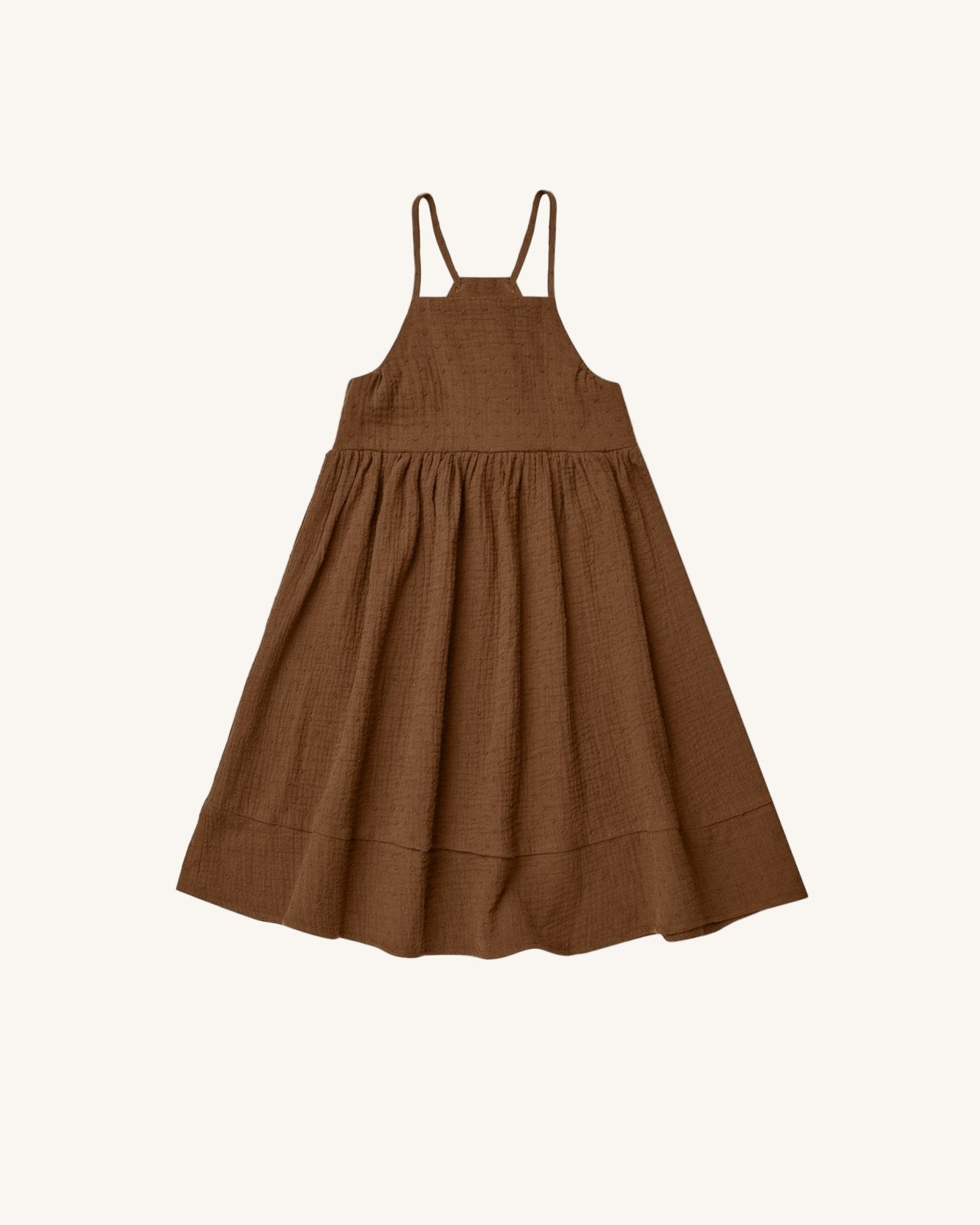 Rylee + Cru Girls Chocolate Color Ava Dress | HONEYPIEKIDS 