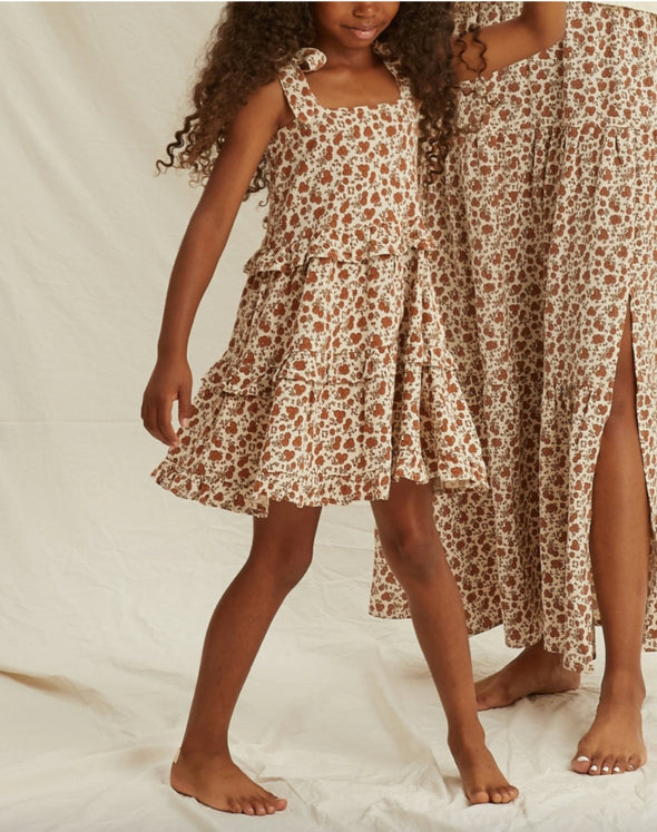 Rylee + Cru Girls Garden Ruffle Swing Dress | HONEYPIEKIDS | Kids Boutique Clothing